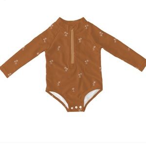 Island Vibes Long Sleeve Swimsuit | By Sweet P Baby Co.  
NWOT